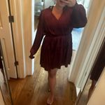 Mango maroon  dress Photo 3
