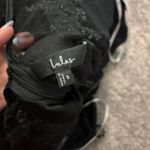 Lulus  Alluring sensation Black Tulle Embroidered Tiered Maxi Dress  Photo 2