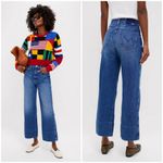 💕MOTHER SUPERIOR💕 The Maven Wide Hem Ankle Jeans ~ Rags To Riches 31 NWOT Blue Photo 5