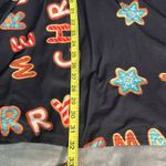 Holiday Christmas cookie gingerbread man candy cane tree festive shift dress Black Size L Photo 6