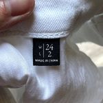 Abercrombie & Fitch White Denim Jean Shorts Size 24 Photo 5