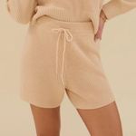 Rachel Parcell NWT COMFY  Pull On Sweater ShortS XS Bleached Sand Photo 1