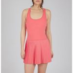Yogalicious  X-Large Lux Net Motion Dress Tennis Stretch Pull-On Pleat Racerback Photo 1