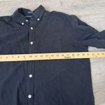 American Eagle Seriously Soft Black Button Down Shirt Men’s Medium Casual Photo 4