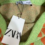 ZARA | Floral Jacquard Sweater Mini Skirt NWT Size M Photo 2
