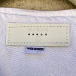 BLANK NYC  White Denim Part Time Lover Jacket M Full Zip Photo 1