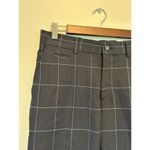 ZARA womens dress pants size 38 navy blue pattern full length Coolmax material Photo 1