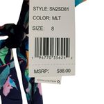 La Blanca Sunshine Navy Peach Halter Fruit Floral 2 Piece Bikini Swimsuit Set 8 Photo 7