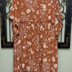 Rockin C flowy short sleeve criss cross vneck mini western dress Size L Photo 1