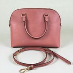 Michael Kors Cindy Dome Satchel Saffiano Leather Bag Pink Classic Elegant Classy Photo 2