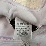 Karen Neuburger Womens Sleepwear Nightgown L pink Lavender Floral Buttons White Size L Photo 3