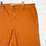 Madewell Emmett Wide-Leg Crop Pants Burnt Sienna, Size 37 Style J8985 Photo 3