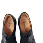 Think Square Toe Block Heels Leather Pumps Comfort Shoes Slip On Black Size 37 Photo 6