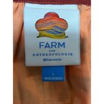 FARM Rio for Anthropologie Boho Sqaure Neck Mini Dress Size Large Tropical Print Orange Photo 5