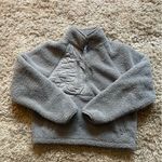 JoyLab EUC Joy Lab Gray 1/2 Zip Sherpa Pullover Photo 0