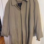 London Fog Men’s Trench Coat Tan 44 Regular Classic Overcoat Photo 0