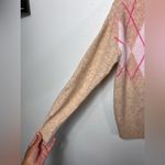 Loft Crewneck Soft Knit Argyle Long Sleeve Sweater Size S Photo 3