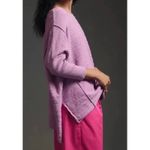 Pilcro  Oversized Textured Knit Pullover Sweater Lilac Purple Size M Loose Cozy Photo 1