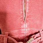 Show Me Your Mumu Womens Outlaw Mini Dress Corduroy Zip Front Belted Rose Size S Photo 9