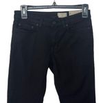 All Saints Womens Mast Skinny Jeans in Croc Black Low Rise Stretch Size 26 Photo 8