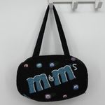 Unbranded Novelty Beaded M&M Candy Bag Purse Black Photo 0