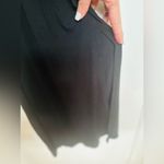 See You Monday SYM  Black Knit Ribbed Bodycon Dress Medium Side Slit Nwt Halter Photo 2