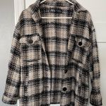 ZARA Houndstooth Lightweight Jacket Photo 0