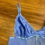 Victoria's Secret Y2K Blue Babydoll Lingerie Size Medium Ruffle Trim Nightgown Photo 1