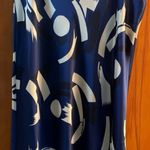 Ralph Lauren Vintage  Blue and White Abstract maxi skirt Photo 6