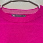 CASHMERE ELBOW SLEEVE CREW NECK PULLOVER Pink Photo 1