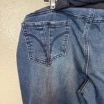 Indigo Blue Maternity Jeans Straight Leg Full Panel Size Extra Large XL Photo 4
