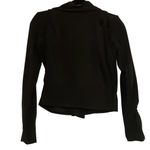 VICI  Black Faux Suede Zipper grunge rocker Jacket Photo 3