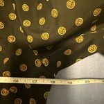 MICHAEL Michael Kors Black and Gold Zip Down Shirt Size 8 Photo 7