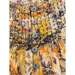 Free People We The Free Cool Meadow Midnight Combo Long Balloon Sleeves Boho Slouchy Top L Photo 7