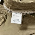 Torrid NWT  Plus SizeCropped Twill Military Pant | Pale Sage | 28 Photo 8