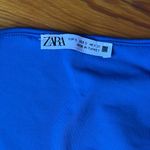 ZARA blue bodysuit top Photo 2