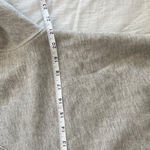 AGOLDE  Gray V Neck Sweatshirt Balloon Sleeves Pullover Size Small Photo 5