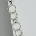 Joan Rivers Sparkly Silver Tone Long Chain Link Necklace ✨ Photo 6