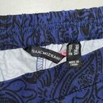 Isaac Mizrahi  Live! NWOT Size 0T Blue & Black Paisley Print Pull-On Ankle Pants Photo 5