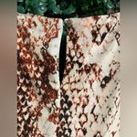 Calvin Klein  Snakeprint Business Casual Tank Top l/Blouse - NWT - Medium Photo 3