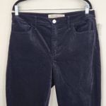  Black Velvet Skinny Pants NWT Size 33 Gap Velvet Pants Photo 1