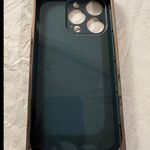 Stylish Green Heart Phone Case with Gold Accents Photo 2