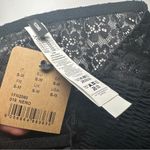 NWT Tezenis Black Smocked Lace Back Bandeau size S Photo 1