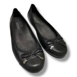 Vionic Minna Black Ballet Flats Bow Size 6 Flats Cap Toe Women's Shoes Photo 0