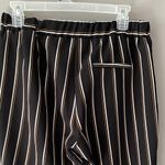 Elegant Striped Men's Dress Pants Black Size L Photo 7