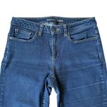 Michael Kors  Izzy Cropped Skinny dark wash stretchy five pocket denim jeans 6 Photo 2