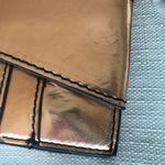 Z Spoke Zac Posen Metallic Shirley Bow Clutch Purse, Bronze Rose Gold, NWT Gold Photo 4