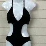 Edikted  Black Cut Out Bodysuit size S Photo 4