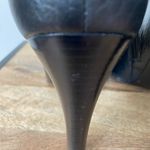 Michael Kors Black Leather high heeled ankle boots booties 8 w zipper Photo 9