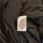 Draper James  Tie Neck Flounce Shift chiffon long sleeve Mini Dress small Black Photo 4